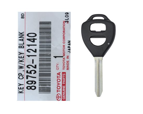 Toyota Corolla Yaris Genuine Remote Key Shell G Transponder 2 Buttons 89752-12140 -