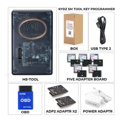 New KYDZ MLB (5M Tool ) Key Programmer with KYDZ 5C-OBD Bluetooth Adapter For VW, Audi, Porsche, Lamborghini, Bentley | Emirates Keys