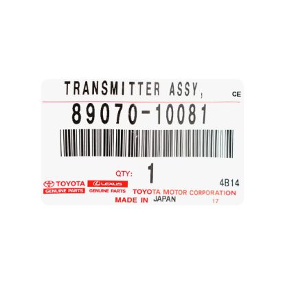 New Toyota C-HR 2019-2021 Genuine / OEM Flip Remote Key 2+1 Buttons 315MHz OEM Part Number: 89070-10081 , 89070-10081 | Emirates Keys