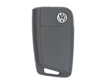 New Volkswagen MQB Genuine / OEM Flip Remote Key 3 Buttons 433MHz OEM Part Number: 5G0959752BA | Emirates Keys