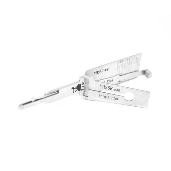 Original Lishi 2-in-1 Pick Decoder Tool YH35R+MAG EXENDED SHANK