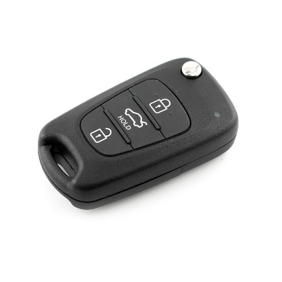 New Kia Optima 2012 Genuine / OEM Flip Remote Key 3 Buttons 433MHz OEM Part Number: 95430-2T611 / 95430-2T610 | Emirates Keys
