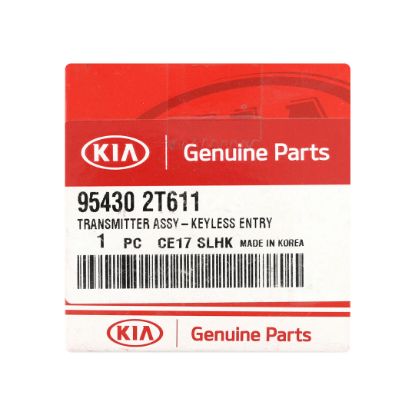 New Kia Optima 2012 Genuine / OEM Flip Remote Key 3 Buttons 433MHz OEM Part Number: 95430-2T611 / 95430-2T610 | Emirates Keys