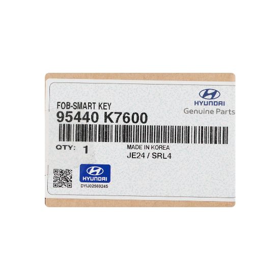 New Hyundai I10 2024 Genuine / OEM Smart Remote Key 3 Buttons 433MHz OEM Part Number: 95440-K7600, 95440K7600 | Emirates Keys