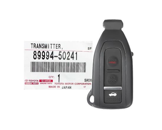 Brand New Lexus LS430 2004-2006 Genuine/OEM Smart Remote 3 Buttons 315MHz 89994-50241 8999450241 / FCCID: HYQ12BZE | Emirates Keys