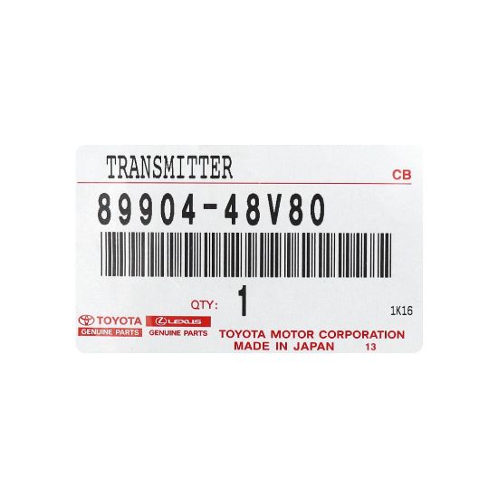 New Lexus NX 2021 Genuine/OEM Smart Remote Key 315MHz 3+1 Button OEM Part Number: 89904-48V80 - FCC ID: HYQ14FLB | Emirates Keys