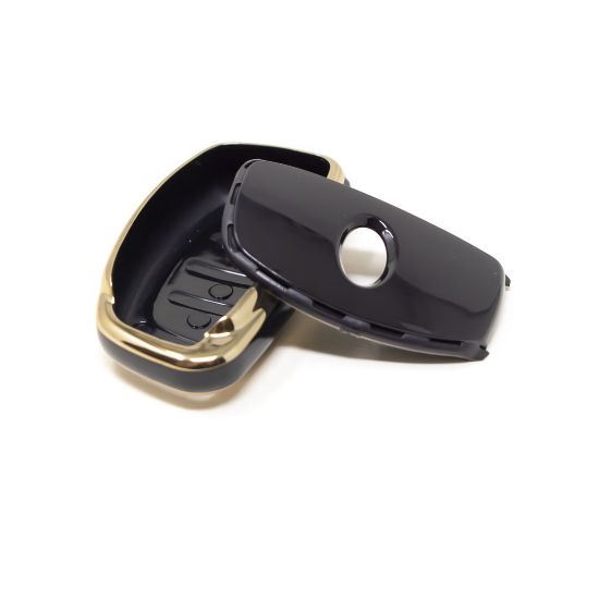 New Aftermarket Nano High Quality Cover For Hyundai Tucson Smart Remote Key 4 Buttons Auto Start Black Color | Emirates Keys