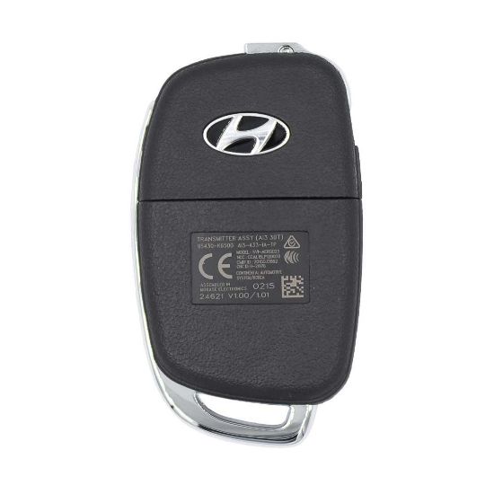 New Hyundai Grand i10 2020 Genuine / OEM Flip Remote Key 3 Buttons 433MHz Chip 47 OEM Part Number: 95430-K6501 | Emirates Keys