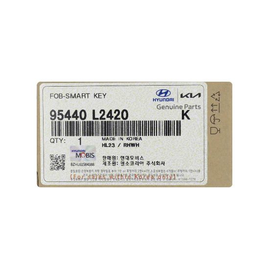 New Kia K5 2022 Genuine / OEM Smart Remote Key 4+1 Buttons 433MHz OEM Part Number: 95440-L2420 | Emirates Keys