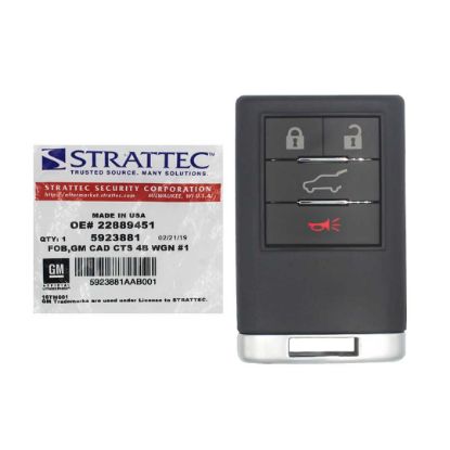 Brand New Cadillac CTS 2008-2013 Genuine/OEM Remote Key 4 Buttons 315MHz 5923881 FCCID:OUC6000066 | Emirates Keys