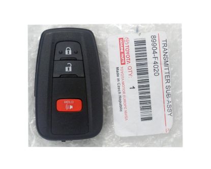 New Toyota C-HR 2018-2020 Genuine/OEM Smart Key Remote 3 Buttons 315MHz 89904-F4020 89904-10051 / FCCID: MOZBR1ET | Emirates Keys