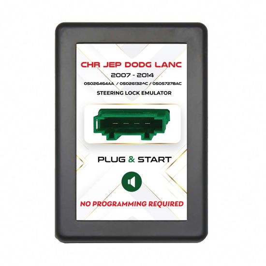 For Chrysler Jeep Grand Cherokee Chrysler Ram Dodge 2014 2020 Fiat ESL Electronic Steering Lock Emulator Simulator Plug and Start - Mk3 Emulators