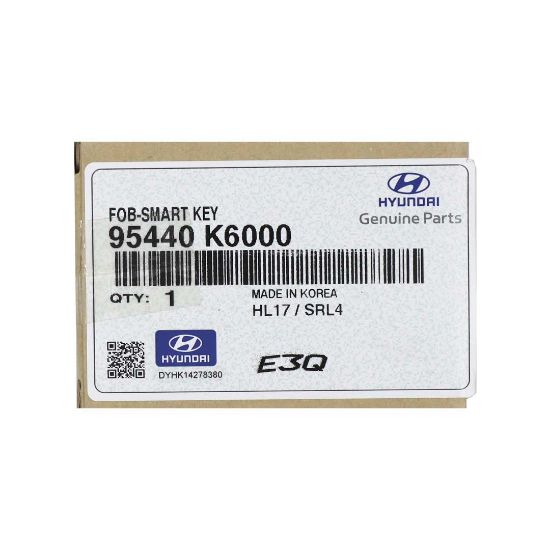 New Hyundai Grand I10 2022 Genuine / OEM Smart Remote Key 3 Buttons 433MHz OEM Part Number: 95440-K6000 | Emirates Keys