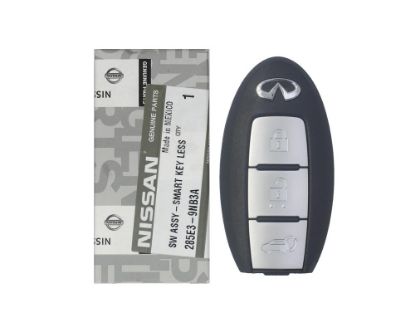 Brand New Infiniti QX60 2014 Genuine/OEM Smart Remote Key 3 Buttons 433MHz Manufacturer Part Number: 285E3-9NB3A / FCCID: KR5S180144014 OEM Box | Emirates Keys