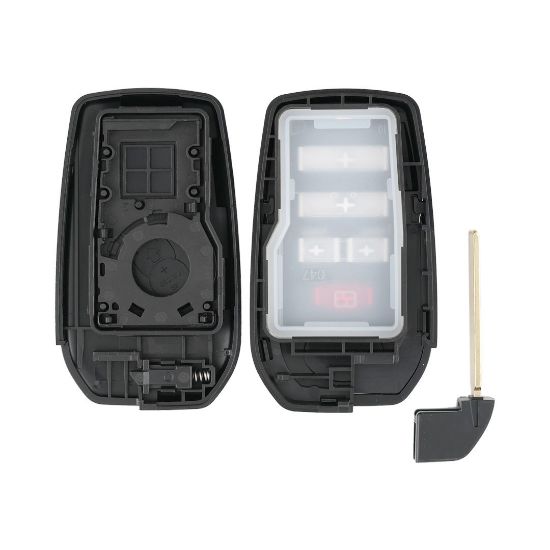 New Aftermarket Toyota Corolla 2024 Smart Remote Key Shell 3 Buttons Black Sides BA Type Sedan Trunk High Quality Best Price | Emirates Keys