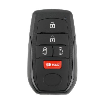 Toyota Sienna 2022 Smart Remote Key Shell 4+1 Buttons Black Sides BA Type