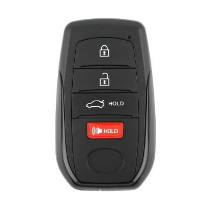 Toyota Corolla 2023 Smart Remote Key Shell 3+1 Buttons Black Sides BA Type