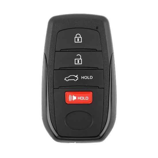 Toyota Corolla 2023 Smart Remote Key Shell 3+1 Buttons Black Sides BA Type