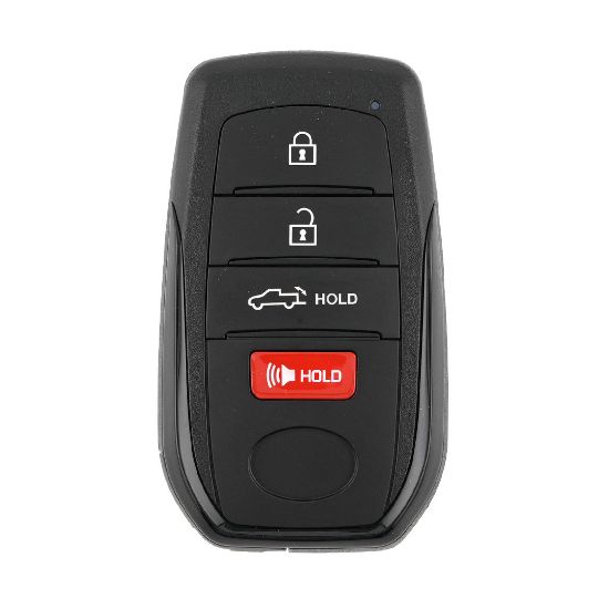 Toyota Tundra 2022 Smart Remote Key Shell 3+1 Buttons Black Sides BA Type