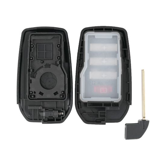 New Aftermarket Toyota Tundra 2022 Smart Remote Key Shell 3+1 Buttons Black Sides BA Type Pick Up Trunk Type High Quality Best Price | Emirates Keys