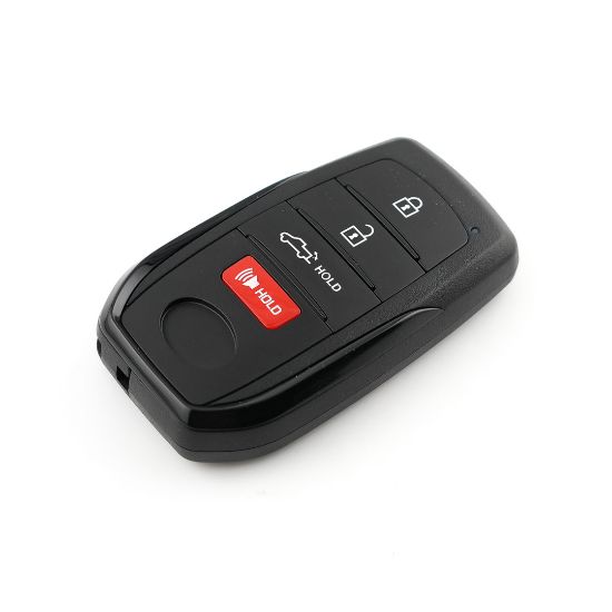New Aftermarket Toyota Tundra 2022 Smart Remote Key Shell 3+1 Buttons Black Sides BA Type Pick Up Trunk Type High Quality Best Price | Emirates Keys