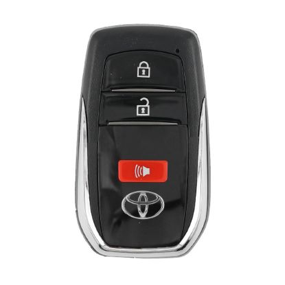 Toyota Corolla Cross Smart Remote Key Shell 2+1 Buttons Chrome Sides BA Type