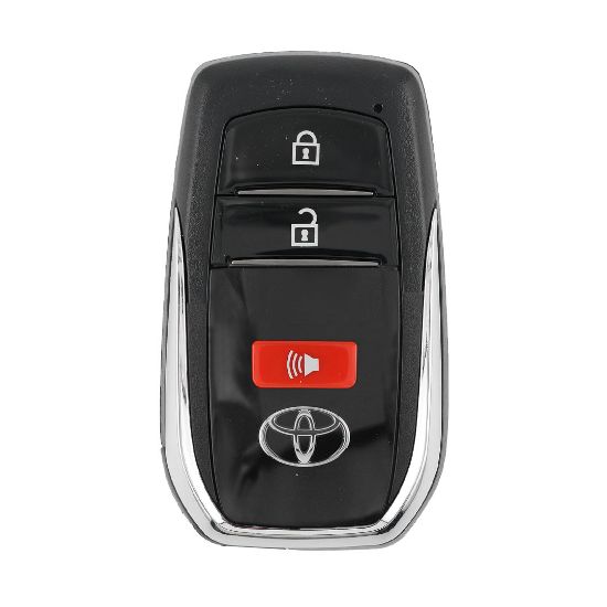 Toyota Corolla Cross Smart Remote Key Shell 2+1 Buttons Chrome Sides BA Type