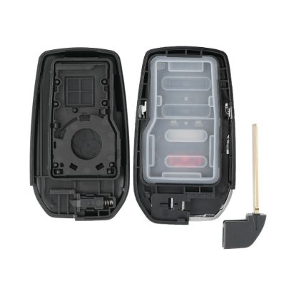 New Aftermarket Toyota Corolla Cross Smart Remote Key Shell 2+1 Buttons Chrome Sides BA Type High Quality Best Price | Emirates Keys