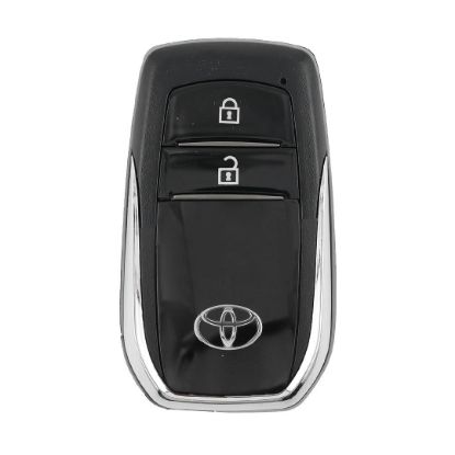 Toyota Smart Remote Key Shell 2 Buttons Chrome Sides BA Type