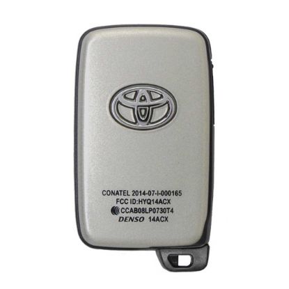 New Aftermarket Toyota Prado 2010-2017 Smart Remote Key 3 Buttons 315MHz FSK Compatible Part Number: 89904-60552 / 89904-60551 / 89904-60550 - FCC ID: HYQ14ACX