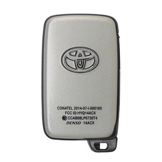 New Aftermarket Toyota Prado 2010-2017 Smart Remote Key 3 Buttons 315MHz FSK Compatible Part Number: 89904-60552 / 89904-60551 / 89904-60550 - FCC ID: HYQ14ACX