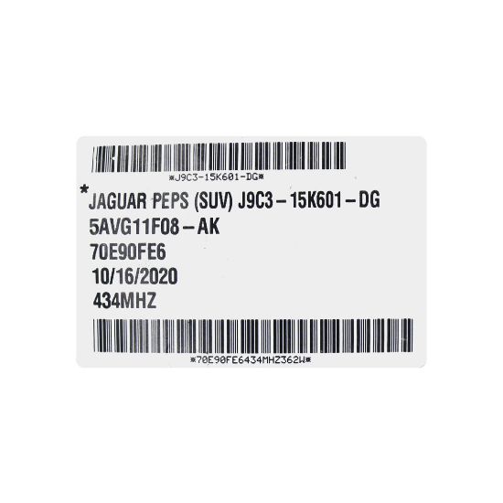 New Jaguar 2019 Genuine / OEM Smart Remote Key 5 Buttons 433MHz OEM Part Number: J9C3-15K601-DG | Emirates Keys