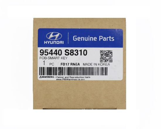 New Hyundai PALISADE 2019 Genuine/OEM Smart Key with 4 Buttons and 433MHz frequency and part number: 95440-S8310 / FCCID: TQ8-FOB-4F19 OEB Box | Emirates Keys