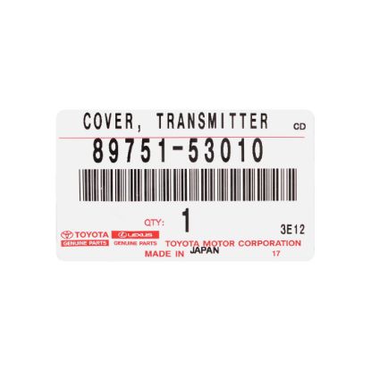 New Lexus Genuine/OEM Remote Key Shell Back Side Manufacturer Part Number: 89751- 53010 High Quality Best Price| Emirates Keys