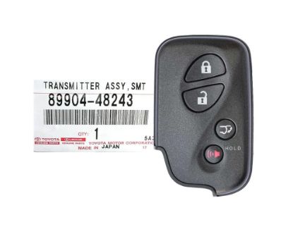 Brand New Lexus RX 2010-2015 Genuine Smart Remote Key 4 Buttons 433MHz 89904-48243, 89904-48244, 89904-48245 / FCCID: B74EA | Emirates Keys