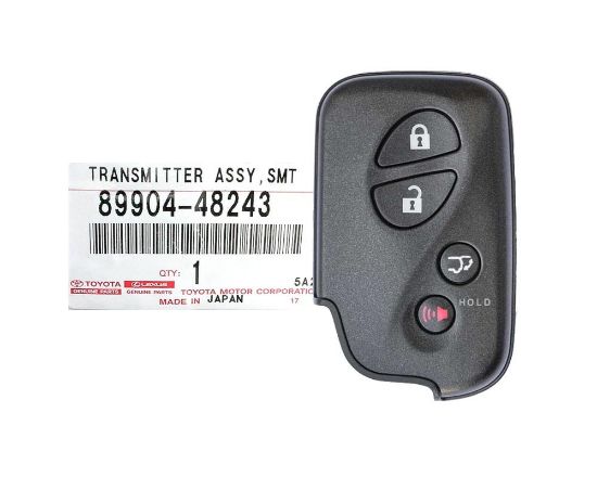 Brand New Lexus RX 2010-2015 Genuine Smart Remote Key 4 Buttons 433MHz 89904-48243, 89904-48244, 89904-48245 / FCCID: B74EA | Emirates Keys