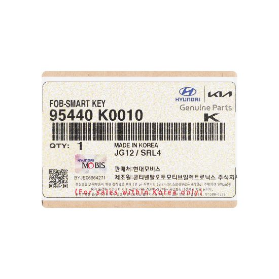 New Kia Soul 2023 Genuine / OEM Smart Remote Key 3+1 Buttons 433MHz OEM Part Number: 95440-K0010, 95440K0010 | Emirates Keys