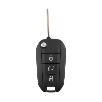 New Aftermarket Peugeot Flip Remote Key Shell 3 Buttons Light VA2 Blade for Xhorse XEPG00EN PCB High Quality Best Price | Emirates Keys