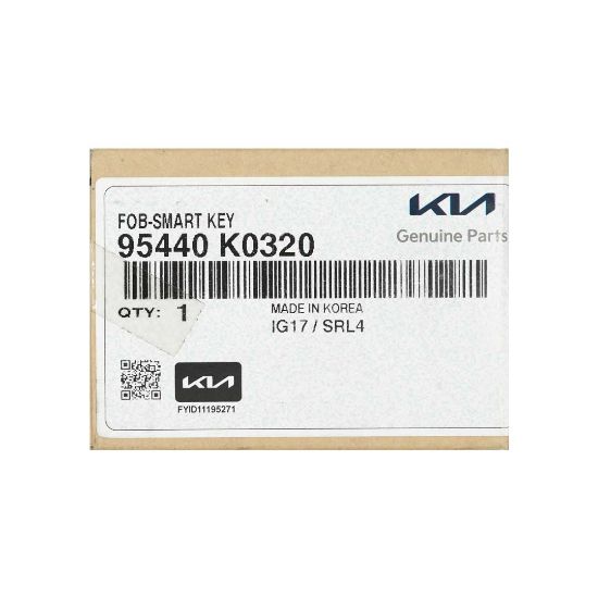 New KIA Soul 2023 Genuine / OEM Smart Remote Key 3+1 Buttons 433MHz OEM Part Number: 95440-K0320 | Emirates Keys