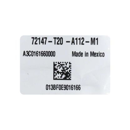 New Honda Civic 2022 Genuine / OEM Smart Remote Key 4+1 Buttons 433MHz OEM Part Number: 72147-T20-A11 | Emirates Keys