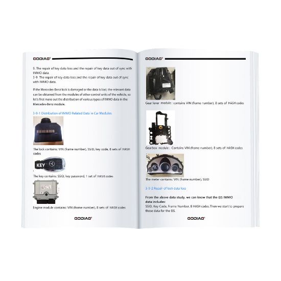 New GODIAG Key Tool Plus Practical Instruction 1&2 Two Books for Locksmith and Vehicle Maintenance Engineer | Emirates Keys