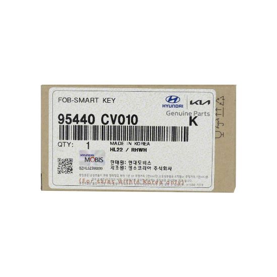 New Kia EV6 2022 Genuine / OEM Smart Remote Key 6+1 Buttons 433MHz OEM Part Number: 95440-CV010 | Emirates Keys