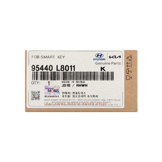 New KIA K8 2022 Genuine / OEM Smart Remote Key 6+1 Buttons 433MHz OEM Part Number: 95440-L8011, 95440L8011 | Emirates Keys