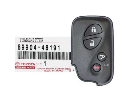 Brand New Lexus RX350 RX450 CT200H 2010-2015 Genuine/OEM Smart Key 4 Buttons 315MHz 89904-48191, 89904-0E031, 89904-48491 / FCCID: HYQ14ACX |Emirates Keys