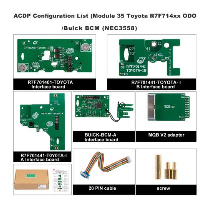 New Yanhua ACDP Module 35 Toyota R7F714xx ODO / Buick BCM (NEC3558) Mileage Correction With License A002 | Emirates Keys