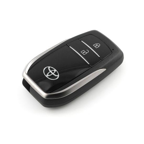 New Toyota Land Cruiser 2022 Genuine / OEM Smart Remote Key 2 Buttons 433.58/434.42MHz OEM Part Number: 8990H-60471 / 8990H-60431 , FCC ID: B3N2K2R | Emirates Keys