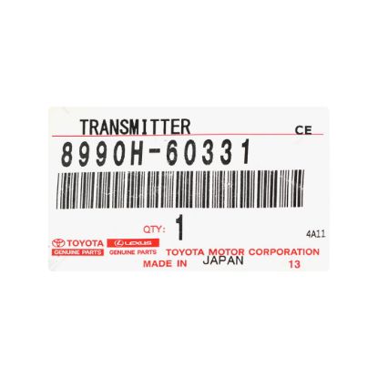 New Toyota Land Cruiser 2022-2023 Genuine / OEM Smart Remote Key 3 Buttons 314.1/312.51MHz OEM Part Number: 8990H-60331 , 8990H60331 | Emirates Keys