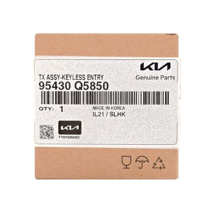 New Kia Seltos 2023 Genuine / OEM Flip Remote 2+1 Buttons 433MHz OEM Part Number: 95430-Q5850, 95430Q5850 | Emirates Keys