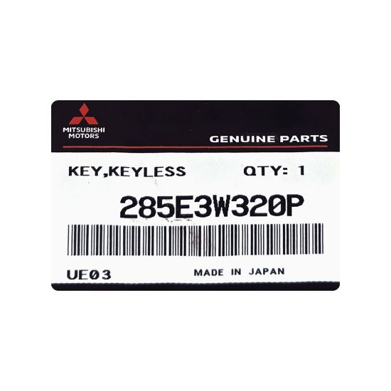 New Mitsubishi Mirage 2024 Genuine / OEM Smart Remote Key 3 Buttons 433MHz OEM Part Number: 285E3W320P - FCC ID: GHR-M014-BS1  | Emirates Keys