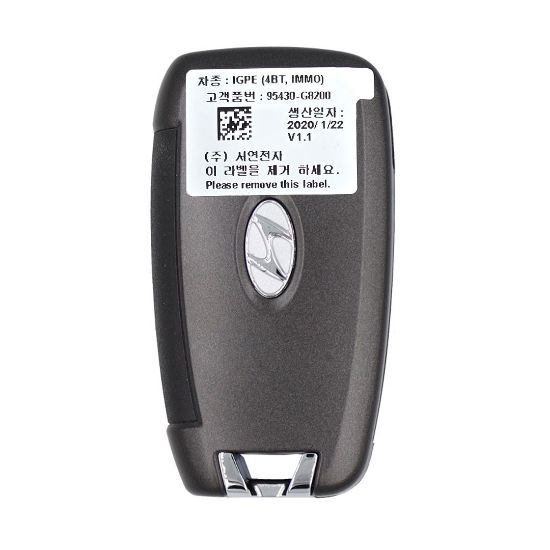 Hyundai Grandeur 2021 Genuine / OEM Flip Remote Key 3+1 Buttons 433MHz OEM Part Number: 95430-G8200, 95430-G8200  | Emirates Keys